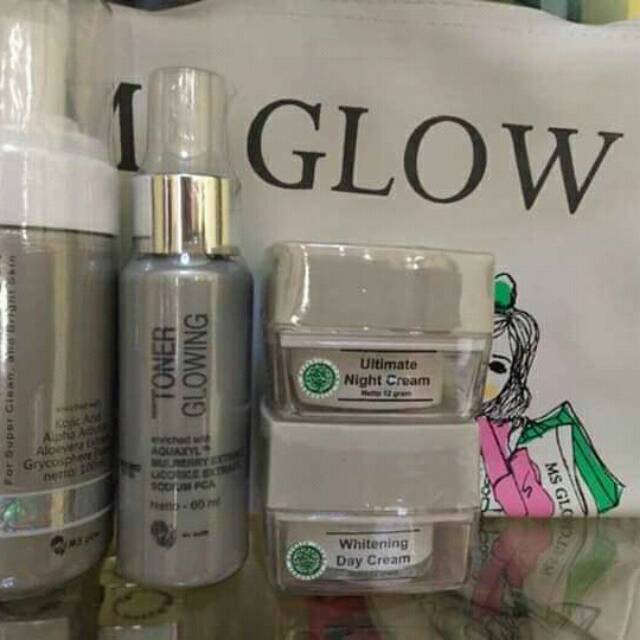 Jual Ms Glow Paket Ultimate Untuk Wajah Kering Dan Flek Aman Dan Halal