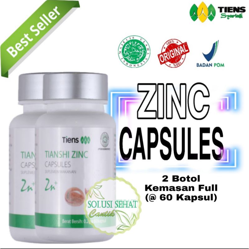 Jual Penggemuk Badan Herbal Zinc Capsules Tiens Original By SSCSHOP