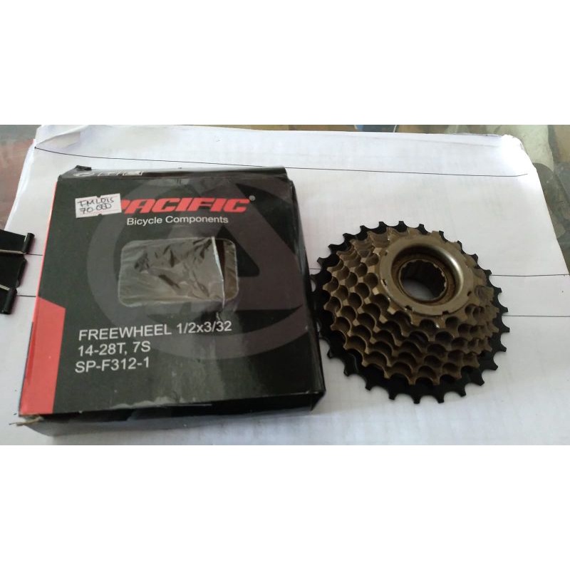 Jual SPROCKET GEAR GIR FREEWHEEL 7 SPEED DIAMOND Pacific SP