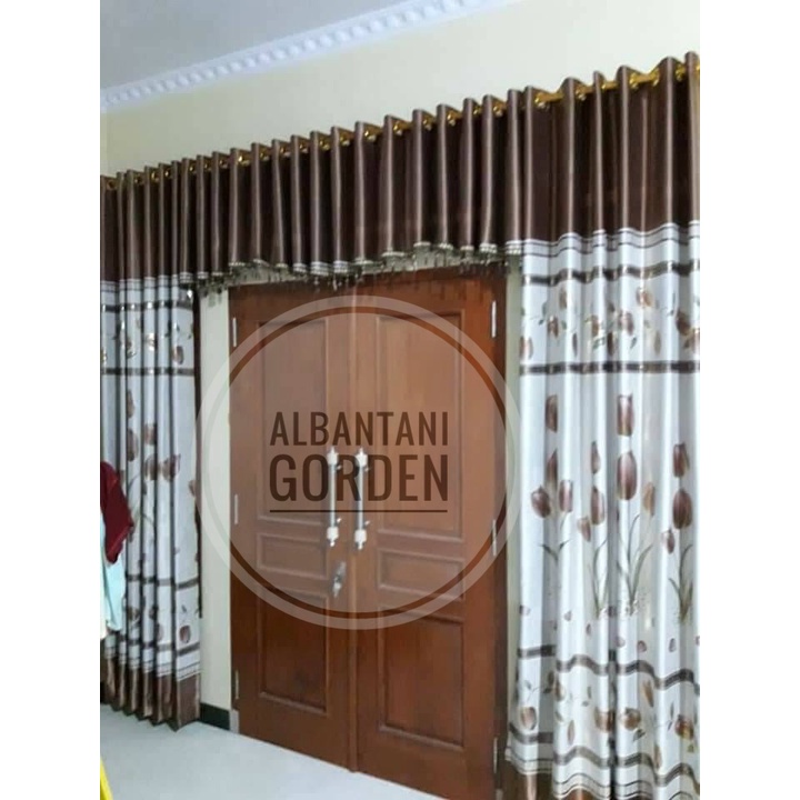 Jual Gorden Set Jendela Dan Pintu Poni Hordeng Set Ring