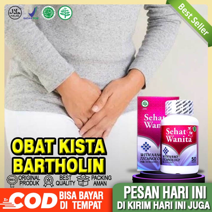 Jual Obat Kista Bartholin Vagina Bengkak Alami Sehat Wanita 50 Kapsul