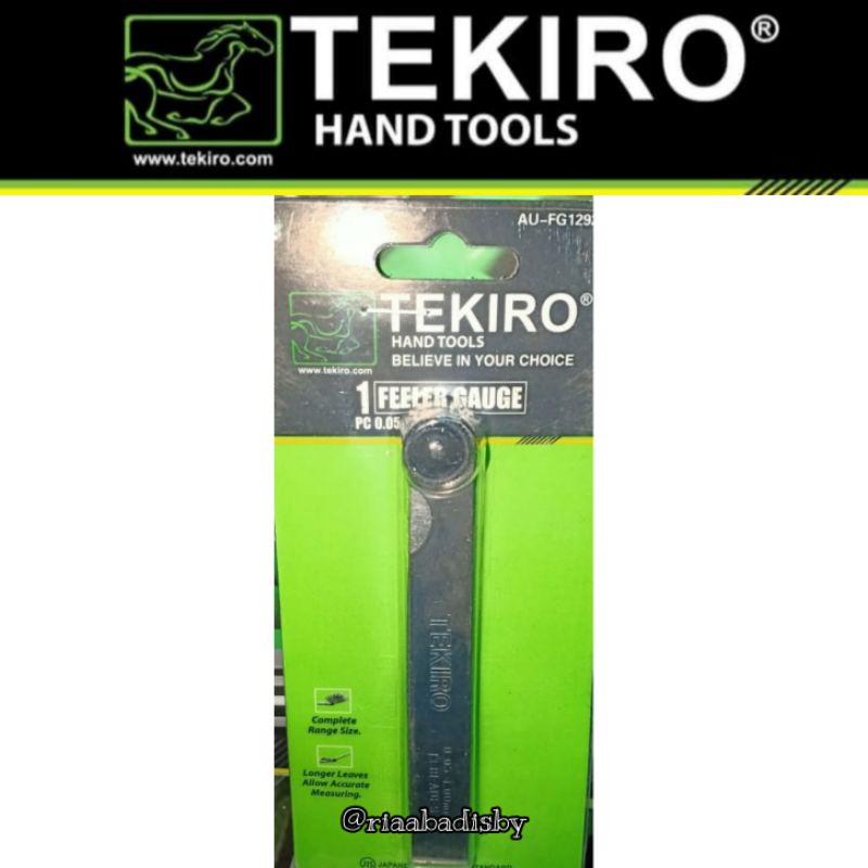 Jual Feeler Gauge Blades Tekiro Puller Alat Ukur Celah Set Tekiro