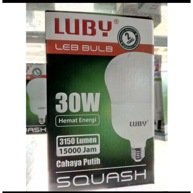 Jual Lampu Led Bulb Luby Squash Watt Cahaya Putih Shopee Indonesia