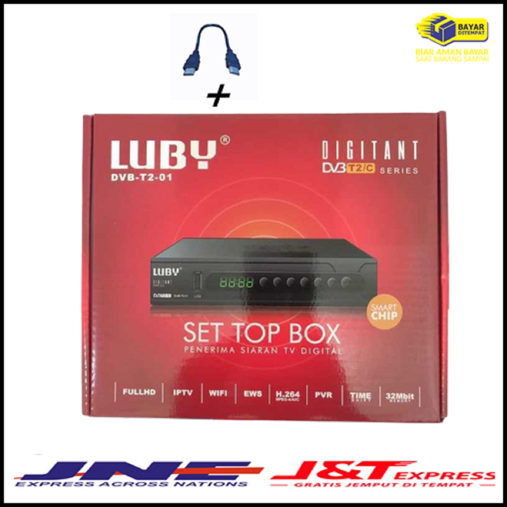 Jual Luby Set Top Box Dvbt C Receiver Tv Stb Digital Dvb T Ori