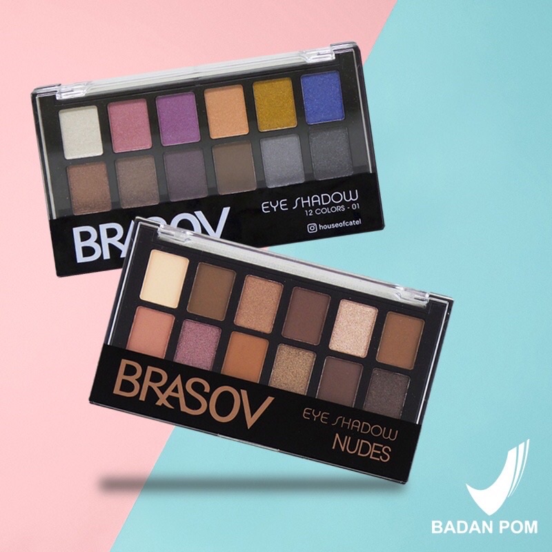 Jual BRASOV Eye Shadow Palette Colors Eyeshadow Nude