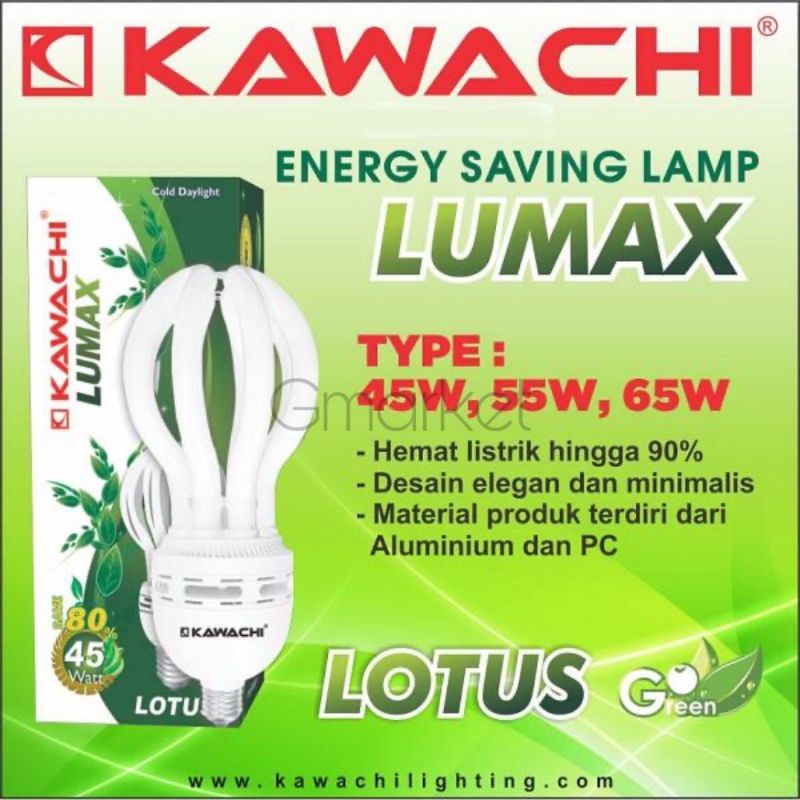 Jual BOLA LAMPU LAMPU LED KAWACHI LUMAX LOTUS TYPE 45W 55W 65W