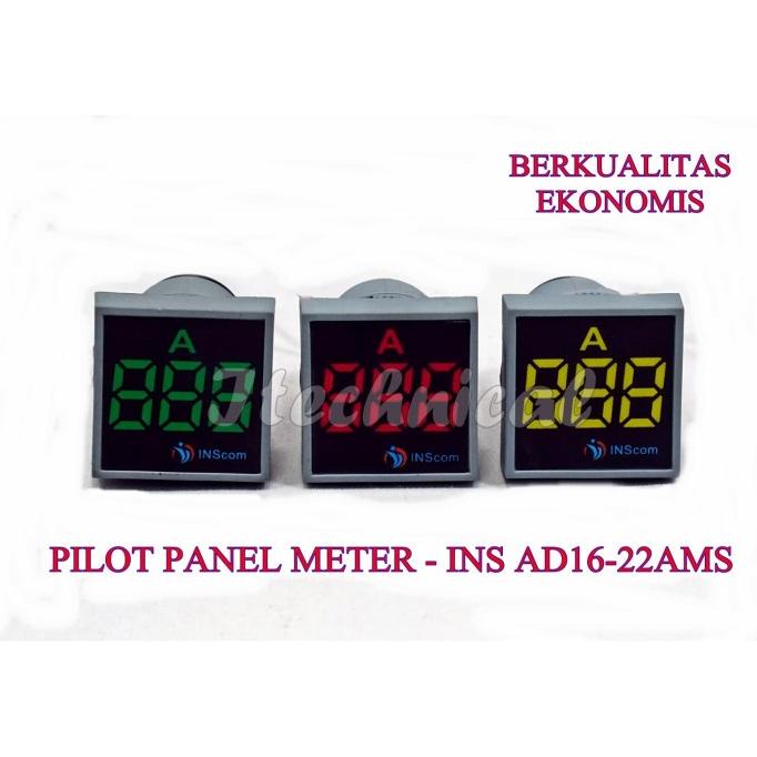 Jual Pilot Lamp Led With Ampere Indicator Mm Ampere Digital