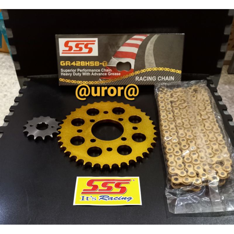 Jual Gear Set Sss Gold Satria Fu Old Barong Face Lift Injeksi