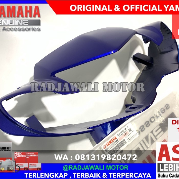 Jual Cover Batok Lampu Depan Vega R New Biru Asli Original Yamaha