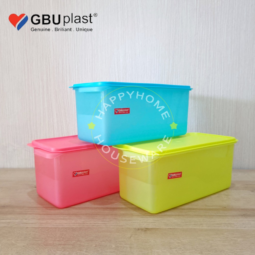 Jual GBU Sealware Brownie Square Kotak Makanan Toples Kue Kedap Udara