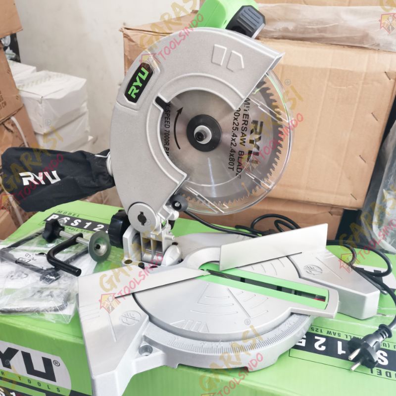 Jual RYU Mitter Saw 7 RMS 180 Mesin Miter Saw 7 Inch Mesin Potong