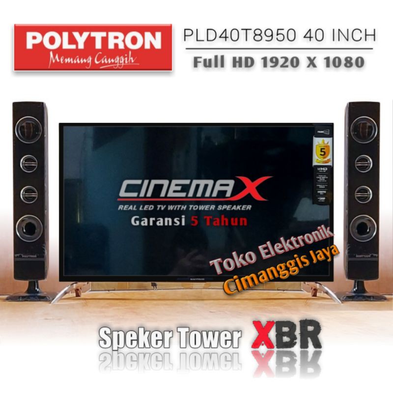 Jual Tv Led Polytron 40 Inch PLD40T8950 Full HD Shopee Indonesia