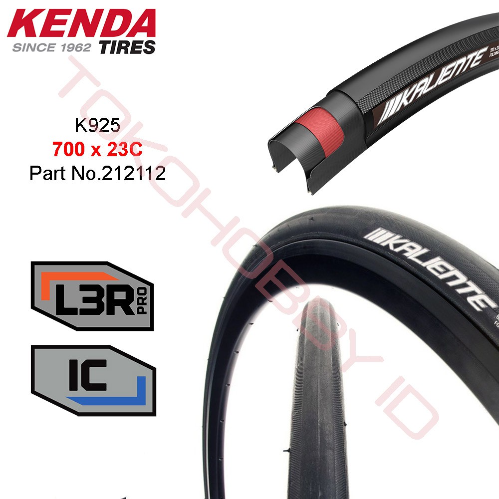 Jual Kenda Kaliente K925 700 23c Kevlar Ban Luar Sepeda Slick Roadbike