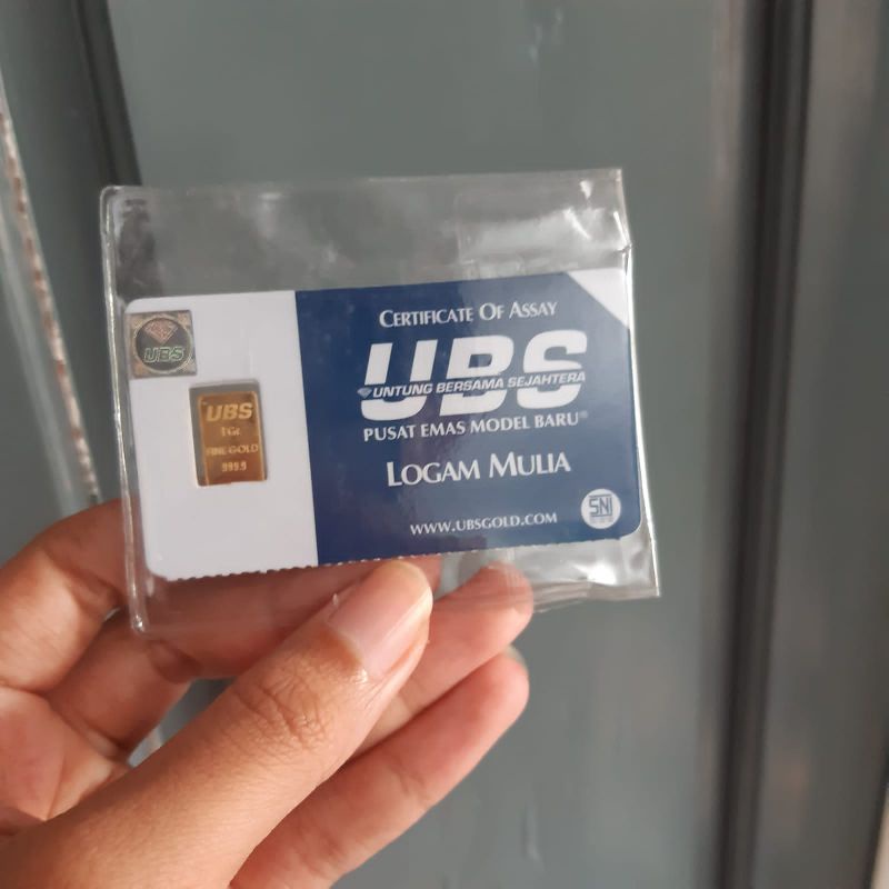 Jual Logam Mulia Emas Ubs Gram Sni Mulus Shopee Indonesia