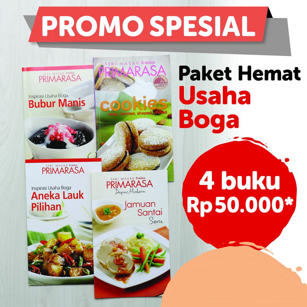 Jual Paket Hemat Seri Masak Primarasa Buku Usaha Boga Shopee Indonesia