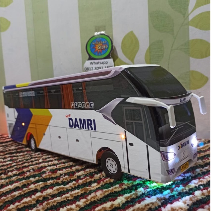 Jual Miniatur Bus Bis Sr Damri Plus Lampu Shopee Indonesia