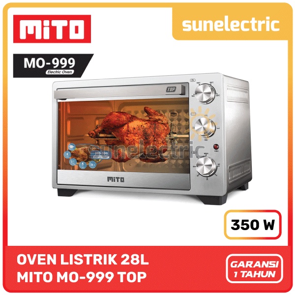 Jual Mito Oven Listrik Kapasitas Liter Low Watt Watt With Timer