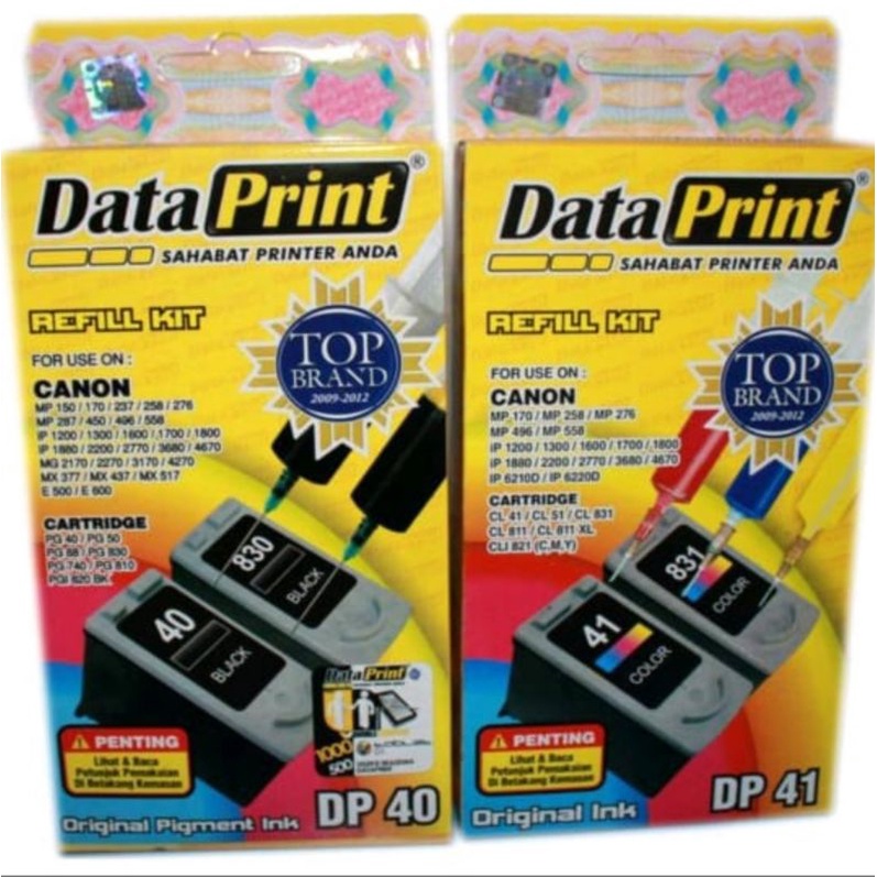 Jual Tinta Suntik Data Print Black Dan Color For Canon Shopee Indonesia