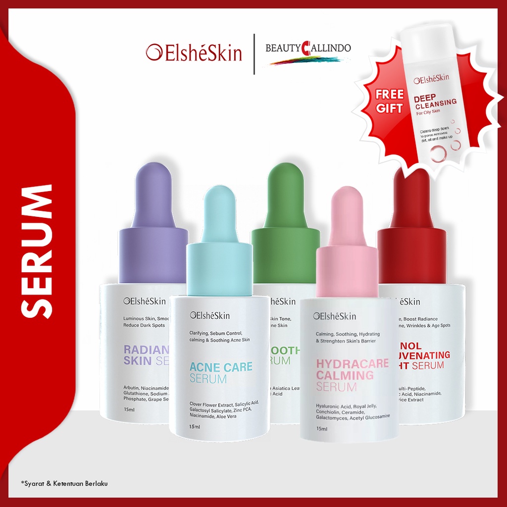 Jual Elsheskin Face Serum Koleksi Serum Wajah Elsheskin Radiant Skin