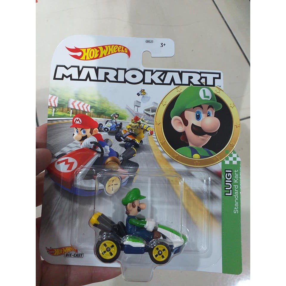 Jual Hot Wheels Mario Kart Luigi Shopee Indonesia