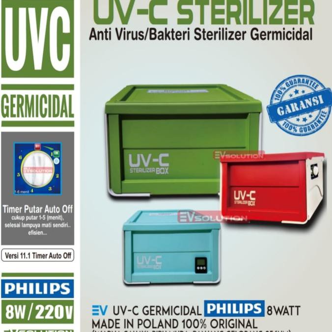 Jual Uv C Sterilizer Box Pc Lampu Philips W Kotak Uvc Steril