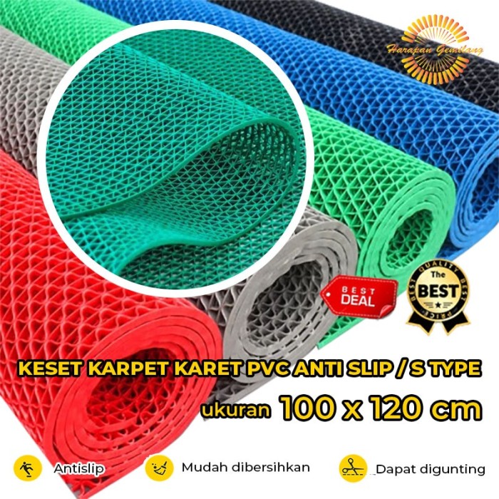 Jual Keset Karpet Karet Pvc Anti Slip Kamar Mandi Karpet Masjid