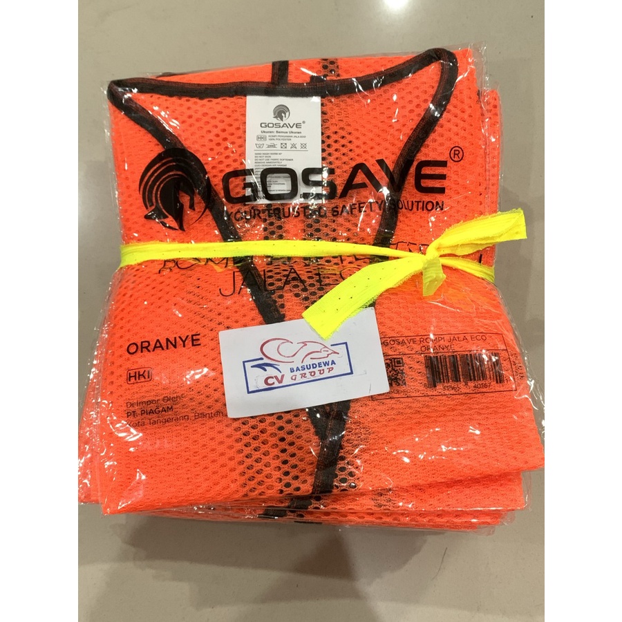 Jual ROMPI PROYEK SAFETY GOSAVE JARING HIJAU ORANGE Shopee Indonesia