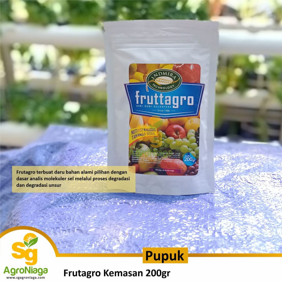 Jual Pupuk Buah Organik Fruttagro Kemasan 200 G Shopee Indonesia