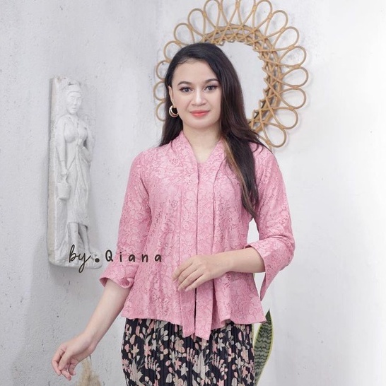 Jual Ready Stock Atasan Kebaya Floy Brukat Kebaya Kutubaru Kartini