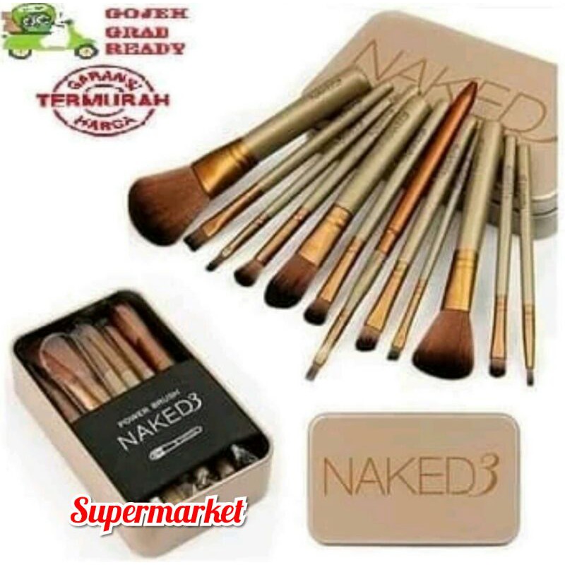 Jual Brush Naked Naked Kuas Isi Pcs Make Up Brush Shopee Indonesia