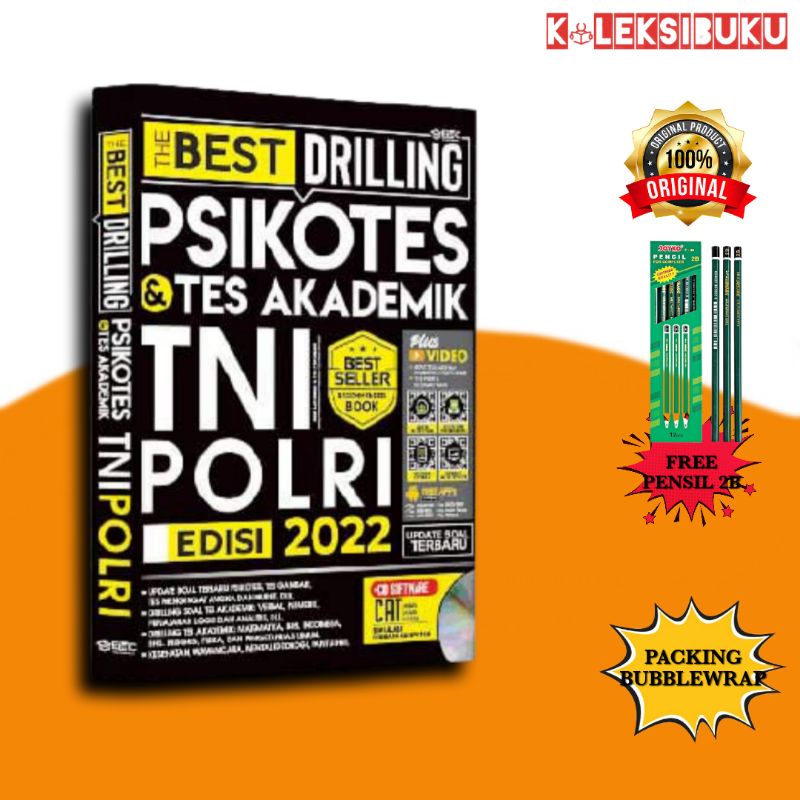 Jual BUKU TNI POLRI THE BEST DRILLING PSIKOTES TES AKADEMIK TNI