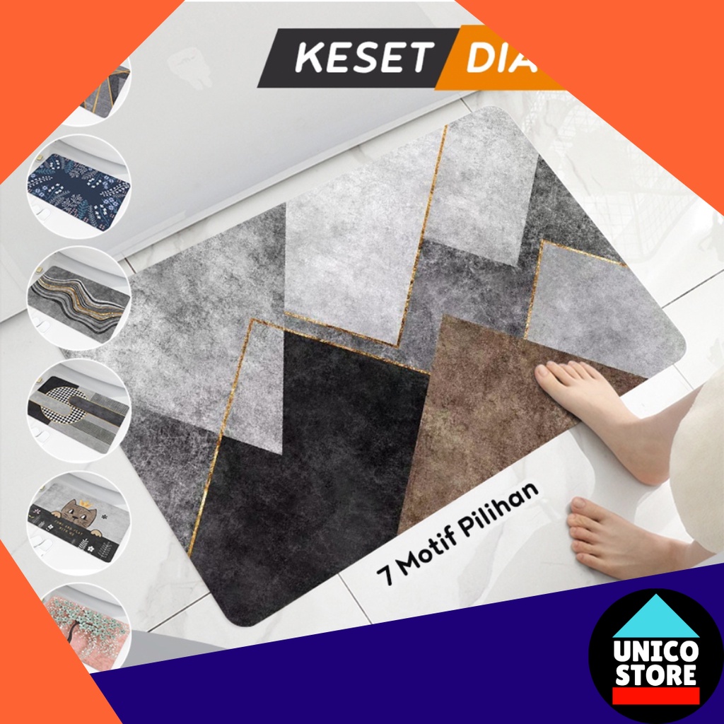 Jual Keset Kaki Nyerap Air Viral Tiktok Diatomite Anti Slip Keset Batu