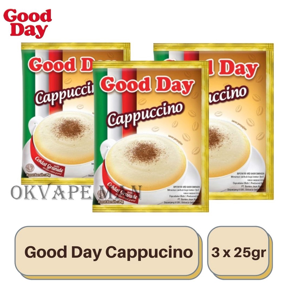 Jual Good Day Cappuccino X Gr Sachet Kopi Instant Coffee Shopee