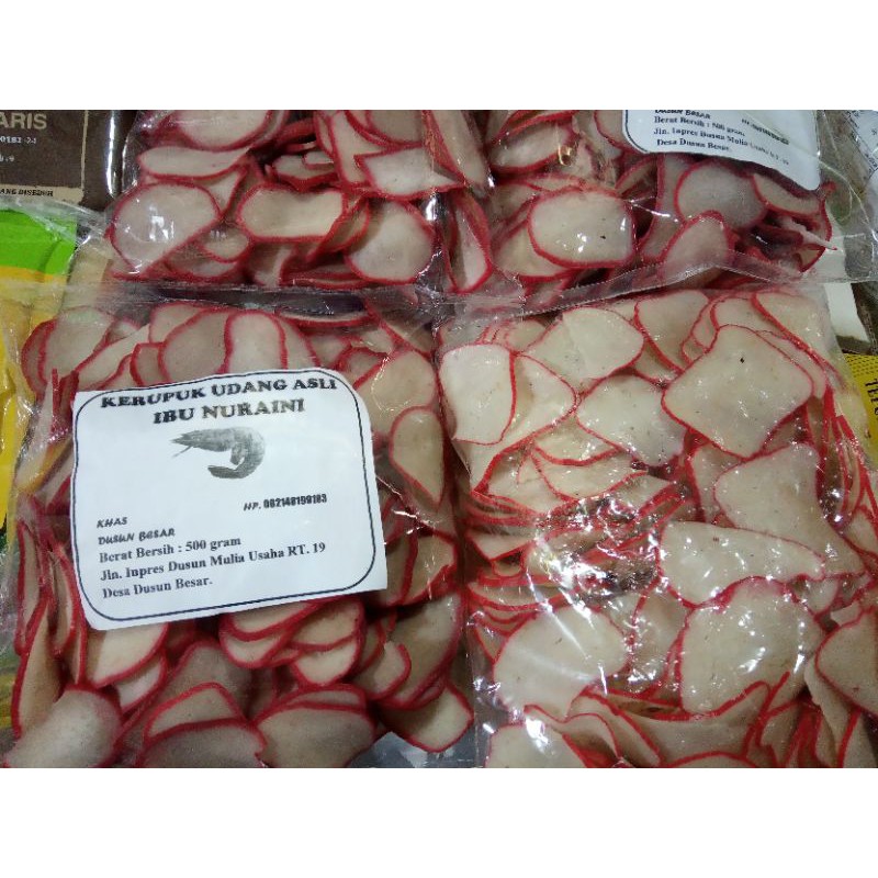 Jual Kerupuk Ikan Tenggiri Dan Udang Lis Merah Ketapang 500g Asli