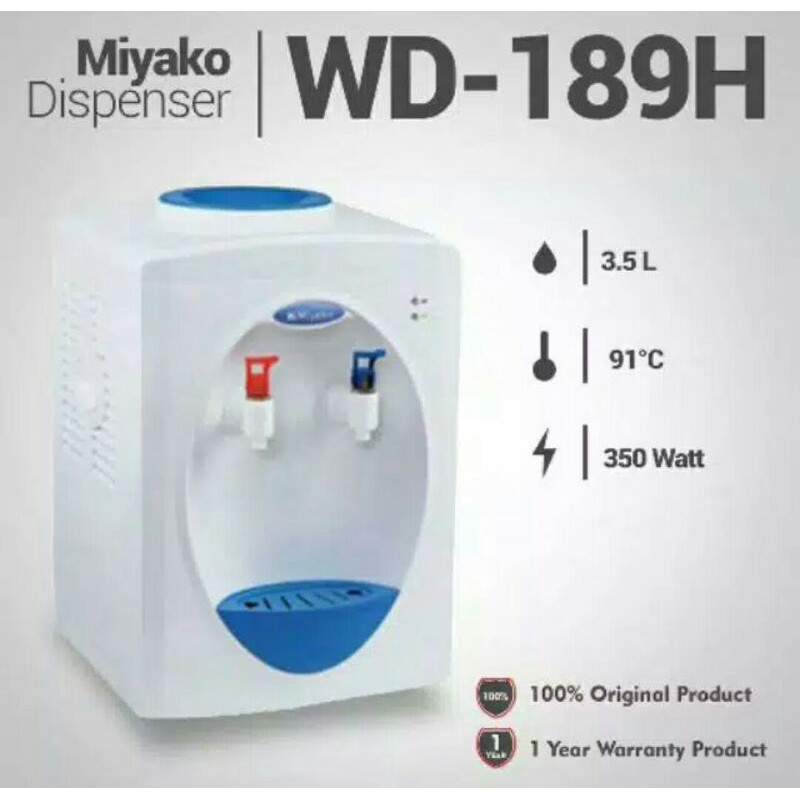 Jual Wd H Dispenser Miyako Miyako Dispenser Air Galon Panas