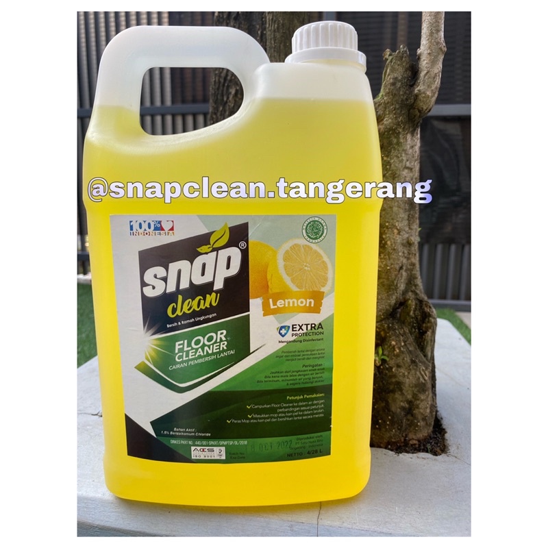 Jual SNAP CLEAN PERMBERSIH LANTAI 4 LITER SNAP CLEAN FLOOR CLEANER 4