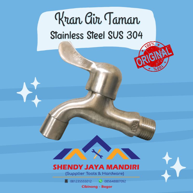 Jual Kran Air Taman Stainless Steel SUS 304 Kran Sus304 Kran Taman