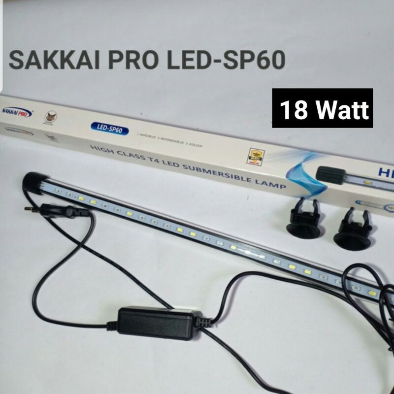 Jual Lampu Celup LED Aquarium Sakkai Pro Sp 60 Cm Bisa Ganti Warna