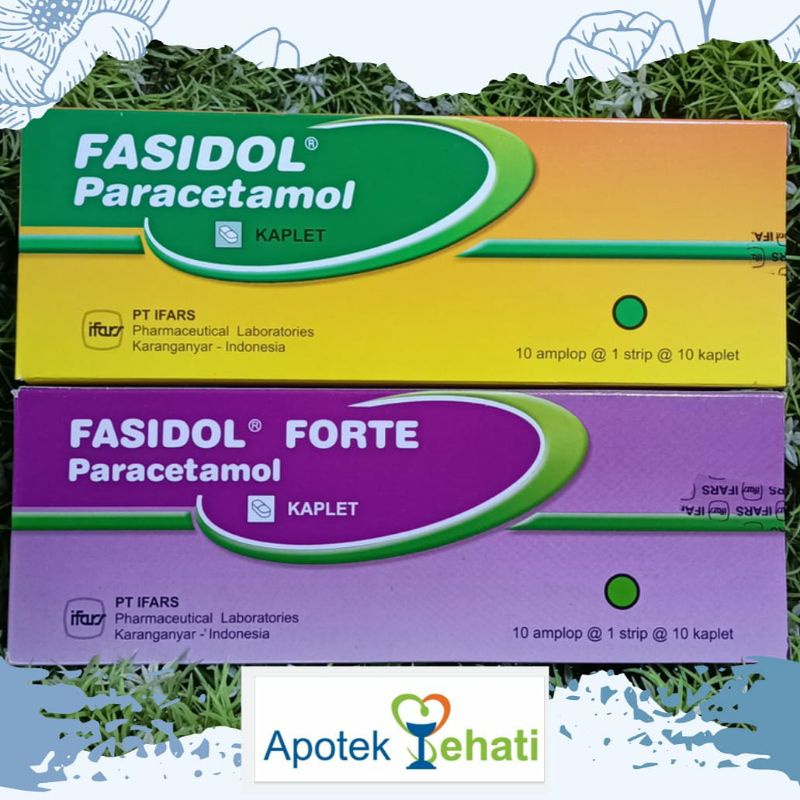 Jual Fasidol Forte Fasidol Kaplet Paracetamol Per Strip Shopee