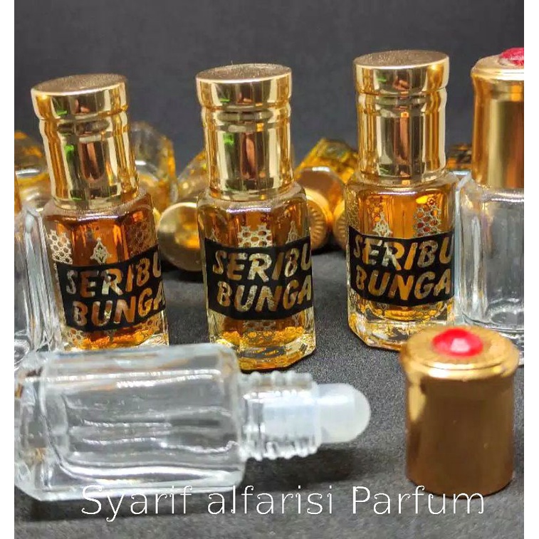 Jual PARFUM SERIBU BUNGA 100 MURNI BIANG ORIGINAL NON ALKOHOL 6ML