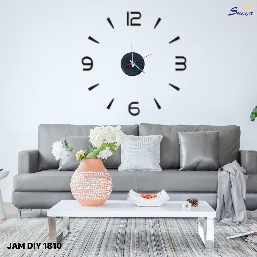 Jual Homeshenar Jam Dinding Tempel Diy Analog D Giant Modern Clock