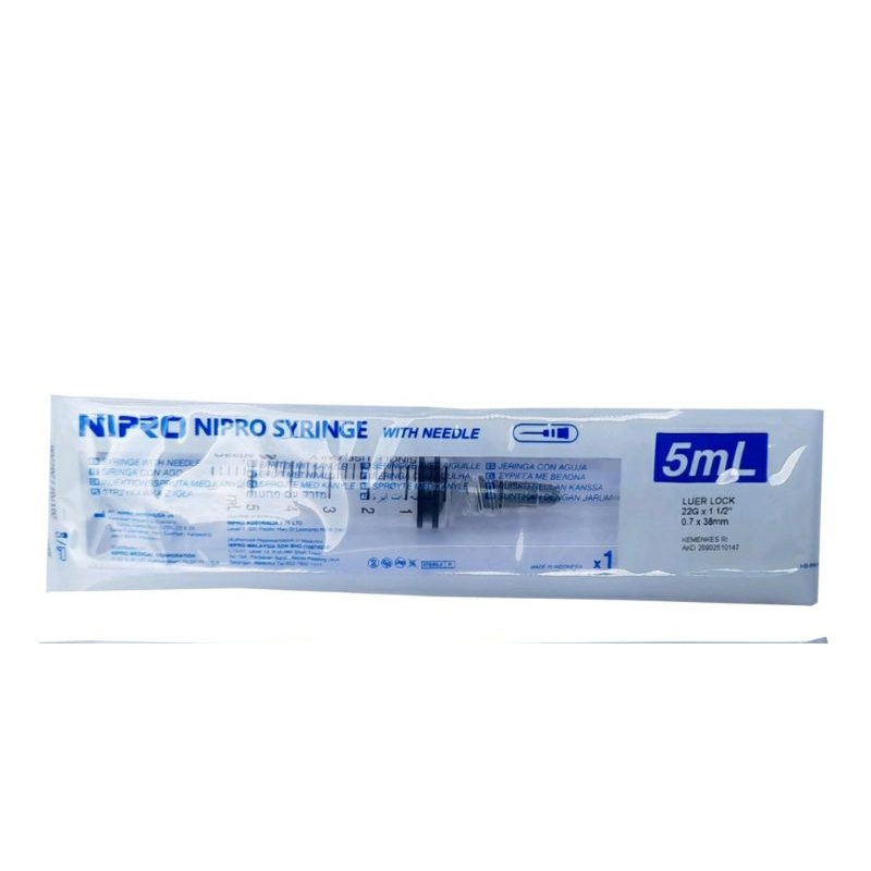 Jual Nipro Spuit 5cc Shopee Indonesia