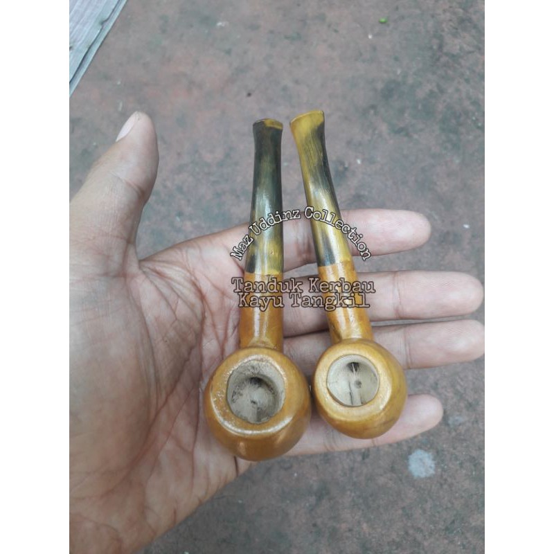 Jual PIPA ROKOK CANGKLONG KOMBINASI KAYU TANGKIL TANDUK KERBAU Shopee