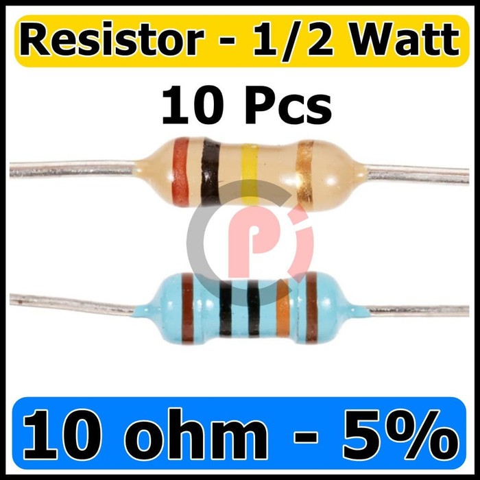 Jual Resistor Pcs Ohm Ohm W Resistor Carbon Film Shopee