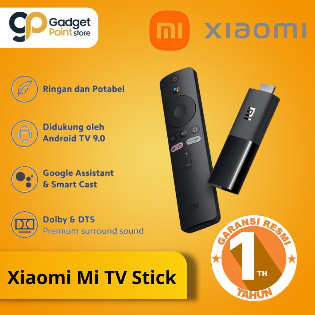 Jual MI TV Stick Xiaomi Mi TV Stick Android 9 0 Google Assistant Smart