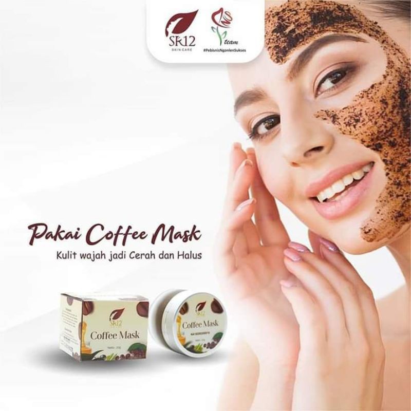 Jual SR12 Coffe Mask Masker Kopi Makser Organik Penghilang Komedo