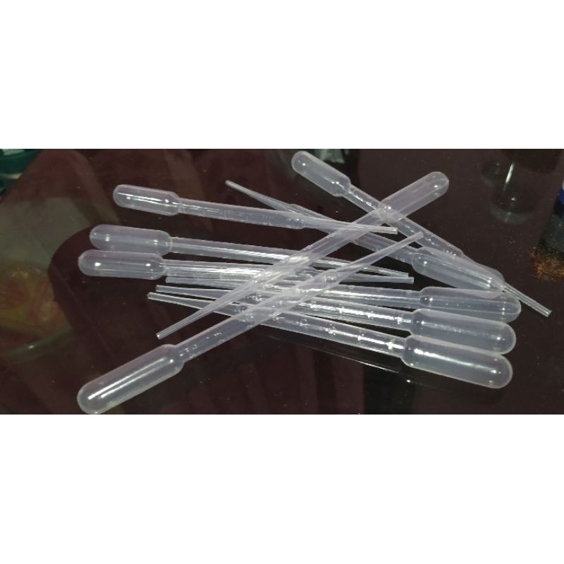 Jual Pipet Tetes Plastik 3ml Untuk Pakan Ikan Kutu Air Artemia DM