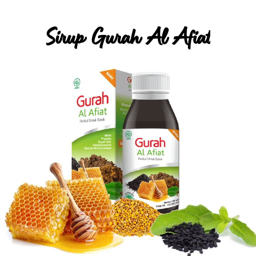 Jual Sirup Gurah Al Afiat Herbal Untuk Dahak Batuk Obat Batuk