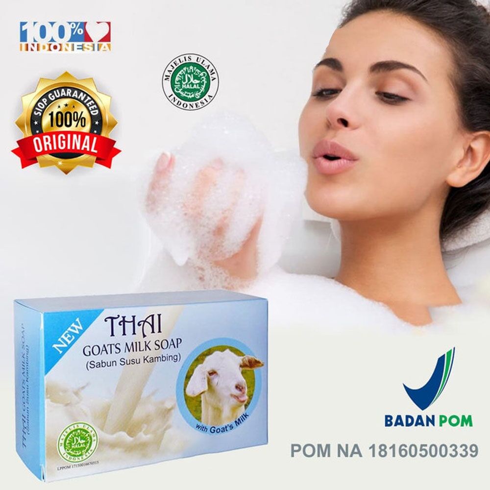 Jual Thai Bar Soap Goats Milk 130g Thai Sabun Batang Shopee Indonesia