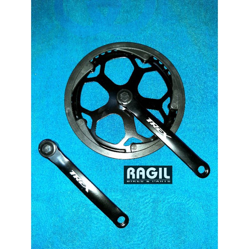 Jual CRANK SINGLE GIR TENGAH TREX 48T 48 T MINION SEPEDA LIPAT FIXIE